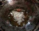 A picture of step 3 of Cheppankizhangu / Arbi Varuval / Taro root.
