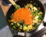 Une image de l'étape 21 de Soupe anti gaspi au chou, poireaux, navets, pommes de terre, tomate au lard.