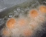 A picture of step 4 of Marie biscuit gulab jaman.