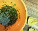 A picture of step 2 of Masala snoek with roasted tomatoes.