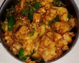 शिमला मिर्च आलू की सब्जी(shimla mirch aloo ki sabzi recipe in hindi) रेसिपी चरण 3 फोटो