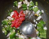 A picture of step 1 of Sprouted Moong PavBhaaji.
