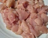 Une image de l'étape 1 de One pot pasta au poulet lardons et crème au Cookeo infnity 😀.