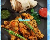 A picture of step 4 of CRISPY PAKORAY With Roti.