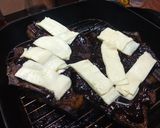 Foto del paso 3 de la receta: Costeleta en barbacoa, gratinada a caballo y puré de 3 zapallos