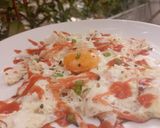รูปขั้นตอนการทำที่ 5 ของ Okonomiyaki inspired Flourless Cabbage Breakfast Egg 🍳