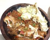 Foto langkah ke 5 dari resep Ayam geprek dan kol goreng simpel.