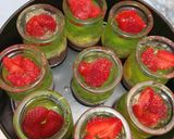 Foto langkah ke 6 dari resep Puding strawberry coklat susu.