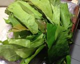 รูปขั้นตอนการทำที่ 1 ของ ใบเหลียงผัดไข่
