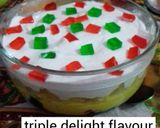A picture of step 3 of Triple delight flavour.