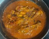 A picture of step 6 of Chatpata Chicken leg masala.