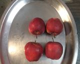 A picture of step 1 of Apple chaat.