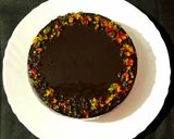 A picture of step 10 of Eggless Chocolate Cake.
