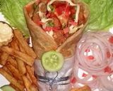 A picture of step 4 of Zinger Shawarma.