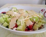 A picture of step 6 of Serbian salad.
