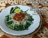Foto langkah ke 6 dari resep Kangkung Plecing dengan Sambal Korek.
