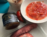 Foto del paso 1 de la receta: Arroz meloso de pulpo con verduritas o de verduritas con pulpo, en wok