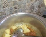 A picture of step 6 of Aloo tahiri.