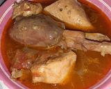 A picture of step 4 of Desi Murgh Salan.