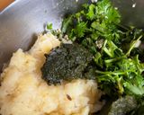 A picture of step 2 of Protein fiber rich sprouts paneer tikki.