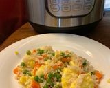 A picture of step 14 of Instant Pot Hibachi Fried Rice.