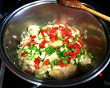 Foto del paso 3 de la receta: Arroz Bomba caldoso con pollo y mini champiñones