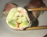 Foto del paso 5 de la receta: Rollitos de Jamón (falso sushi)