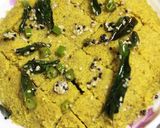 A picture of step 8 of Mixed Dal Dhokla.