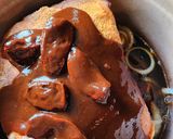 A picture of step 4 of SPICY Pulled Pork 😋 in Dutch oven.