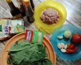 Foto langkah ke 1 dari resep Baby Kailan Siram Daging.