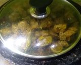 A picture of step 5 of Tawa  kaleji.
