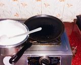 A picture of step 4 of Neer Dosa.