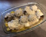 Fleischküchle-Kartoffel-Auflauf Rezeptschritt 7 Foto