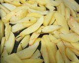 Foto del paso 1 de la receta: Papas con crema de verdeo y salchichas