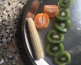 A picture of step 1 of Winter Fruit Salad.