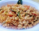Foto del paso 5 de la receta: Guiso vegetariano de arroz integral y garbanzos light