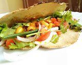 A picture of step 27 of Bombaat Rotti Suttu (wrap).