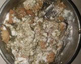 A picture of step 4 of Papdi chaat.