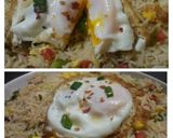 A picture of step 5 of Chicken Egg Fried Rice😋🍲🍚.