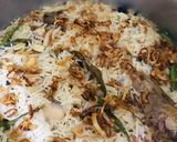 A picture of step 6 of Chicken pulao.