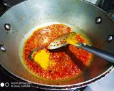 A picture of step 3 of White Lobia Masala.