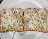 A picture of step 3 of GRILLED Vegetable TRIANGULAR TOAST.