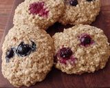 Foto del paso 9 de la receta: Galletitas de yerba mate, avena y arándanos
