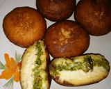 A picture of step 10 of #Green pea Stuff Bread kochori.