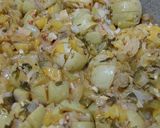 A picture of step 5 of Veggies stuffed apple gourd.