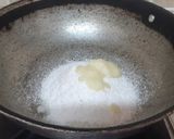 A picture of step 2 of Sabudana Sheera.