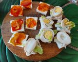 A picture of step 3 of One bite sandwiches.