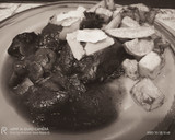 Foto del paso 9 de la receta: Carrilleras de ternera al vino tinto, con falso parmesano