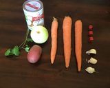 A picture of step 1 of California Farm Winter Carrot Soup.