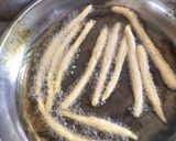 A picture of step 6 of Nigerian Kokoro or cornmeal snacks.